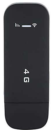 KIKYO 4G LTE USB WiFi Router, Portable Mobile Hotspot, Up to 100Mbps, Supports 10 Users, Built-in 4G/3G+WiFi Antenna, Single Band, 2.4GHz, Compatible with PC, Smartphone, Tablet