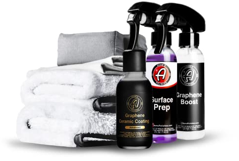 Adam's Advanced Graphene Ceramic Coating (Standard Kit) - 10H Graphene Coating for Auto Detailing, 9+ Years of Car Protection & Patented UV Technology