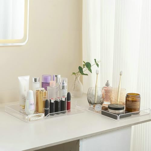 Caja de Almacenamiento de cosméticos Leekayer, Estante, Almacenamiento de Papel a4, Caja de Almacenamiento de Joyas, Bandeja de Almacenamiento de baño, Bandeja de Almacenamiento de condimentos