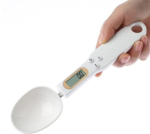 BestAlice Cuillère à Mesurer Électronique, Balance Cuillère Numérique 500g/0.1g Cuillère à Mesurer Alimentaire, Balance Alimentaire Amovible de Haute Précision Cuillère Numérique Électronique pour Ani