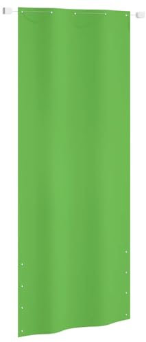 BaraSh Toldo Pantalla para balcón Tela Oxford Verde Claro 100x240 cm Malla Protectora Balcon Separadores De Privacidad