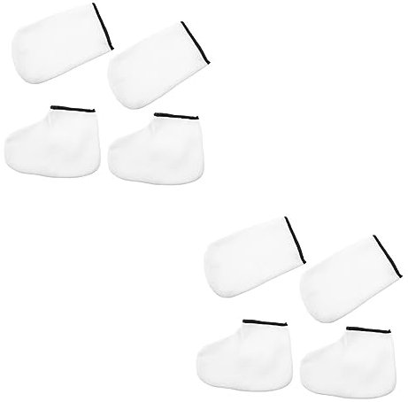 Healvian 4paare Paraffinwachs-handschuhe Und Stiefel Für Hand Und Fußpflege Feuchtigkeitsmasken Für Maniküre Und Pediküre Für Spa-anwendungen Und Zuhause