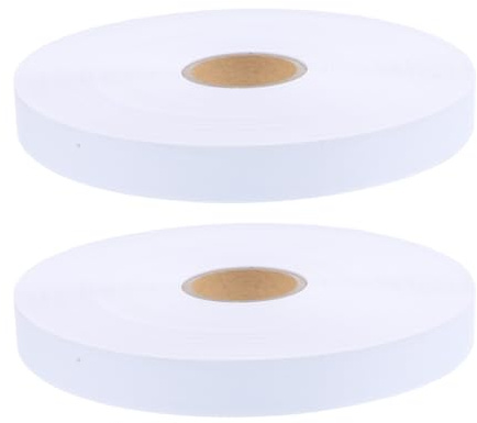 DIYEAH Blank Nylon Washing Label Tape Roll 0.79In X 78.74In Printable Clothing Tags for Sewing DIY Garment Size Care Instruction Labels