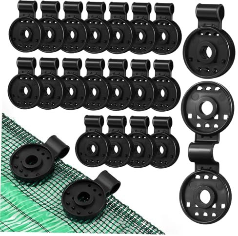 Happyyami 50 Pezzi Clip Per Parasole Clip Per Teli Ombreggianti Per Reti Da Giardino Meccanismo Di Bloccaggio Intuitivo Resistente Agli Agenti Atmosferici Adatto Reti Da Giardino Tende Da So