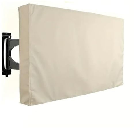 Housse de Protection Télévision Couverture de télévision extérieure pour téléviseurs minces, protecteur de télévision étanche, boîtier de télévision extérieur résistant aux intempéries Protections écr