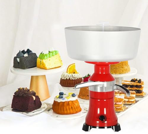 Separador De Nata De Leche Fresca Profesional, MáQuinas CentríFugas Divisoras De Nata Y Mantequilla De 12 L, Dispensadores EléCtricos Desnatadores De Leche De Mantequilla De Queso De Cabra,110V