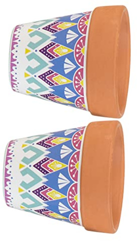 TOYANDONA 2piezas Maceta De Cerámica Roja para Suculentas Macetas De Cerámica Gruesa para Bonsái y Manualidades con Soporte De Hierro para Decoración del