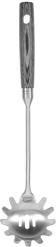 Zerodeko Louche à Pâtes Acier Inoxydable Ustensile de Cuisine Ergonomique pour Nouilles et Spaghetti Facile à Nettoyer
