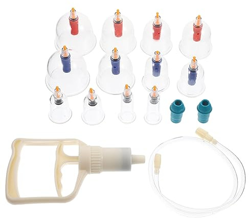 Veemoon Thérapie Par Ventouse à Vide Ventouses Transparentes Outil Évacuation Sous Vide Pour Massage Et Beauté à Domicile