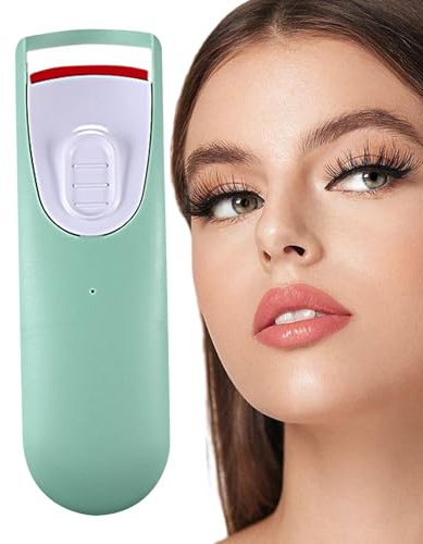 Arricciaciglia Riscaldato Strumento di Styling a Temperatura Regolabile | Calore per Ciglia Per Mascara e Makeup