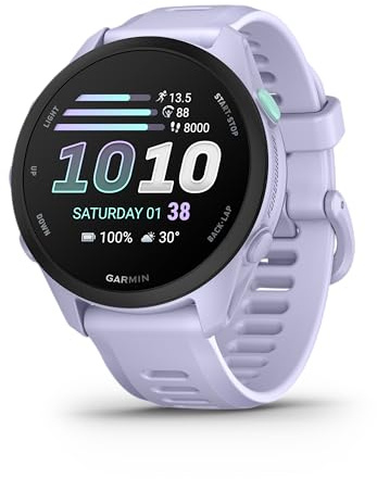 Garmin Forerunner 70 Löparklocka, AMOLED, 43mm, Kall Lavendel