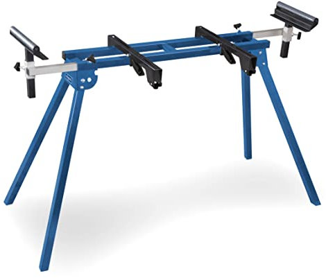 Scheppach Untergestell UMF1550 Maschinenuntergestell Arbeitstisch für Kappsägen Kappzugsägen Gehrungssägen | Traglast bis 150kg | Auflagen ausziehbar 935-1945mm | stabile Seitenverlängerung
