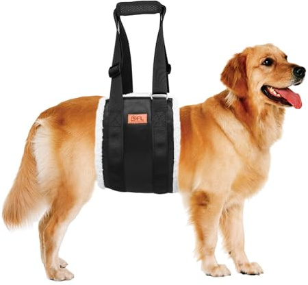 PFL Adjustable Dog Lifting Harness Dog Sling for Back Legs(For Large Dog) | Support and Rehab Harness for Weak Rear Legs,Soft Sling Assist Dog Senior, Injured, Disabled, Post ACL Surgery Rehabilitation