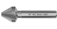 GSR Avellanador cónico 60°, HSSG, diámetro de 25,0 mm, lijado, resistente al calor, preciso.
