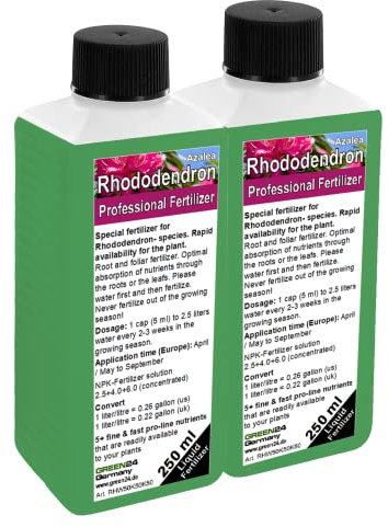 GREEN24 Engrais Rhododendron Azaleas, engrais liquide premium de la gamme professionnelle 500ml