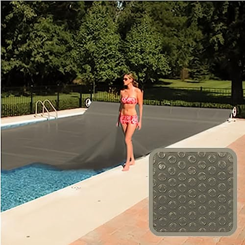 Linxor - Bâche à Bulles, Couverture Solaire découpable pour Piscine enterrée ou Hors Sol - 3 x 7 m - 300 microns - Gris - Plusieurs Tailles Disponibles