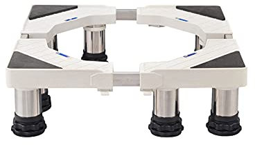 Drum Washing Machine Base Refrigerator Holder Stand Adjustable Height 13-16cm Fridge Freezer Stand Pedestal Length/Width 42-68cm Stent for Wine Cooler, Ice Maker, Dishwasher (12 Legs,13-16cm) (12