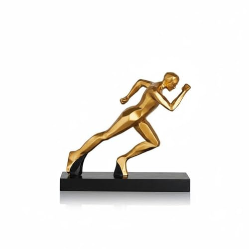 MagiDeal Läufer-Statue, Moderne Figur, Charakter, Kunstharz, Sammlerstück, kreative abstrakte Kunst, Skulptur, Heimdekoration für Wohnzimmer, Eingangsbereich, Stil b