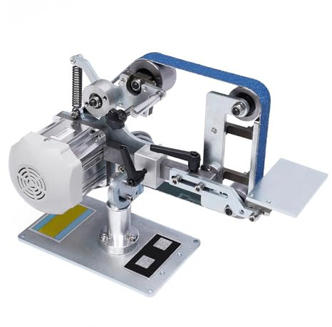 220v Bandschleifmaschine Tellerschleifer Bandschleifer Polierer+Brushless Motor Holz，Schleifmaschine Bandschleifer SchleifgeräT Polierer FüR Holz Metall