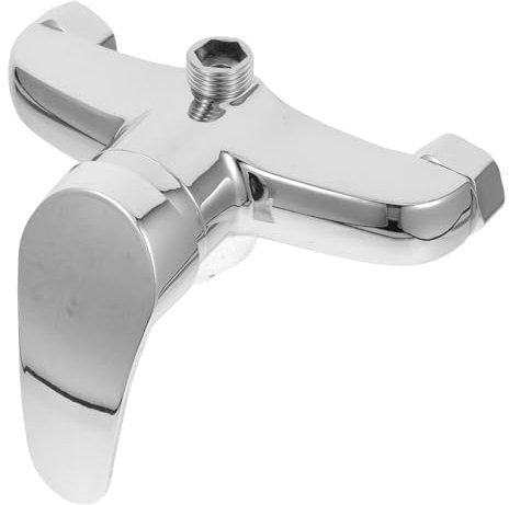 ARTIBETTER Single Handle Shower Mixer Tap - Wall Mounted Bathroom Valve for Hot and Cold Water Control, Aluminum Alloy, 6.69 X 3.93 X 1.06 Inch, Easy Installation for Home, School, Engineering
