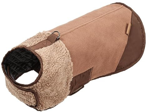 Zuasdvnk Hunde-Wintermantel, winddicht, Baumwolle, gepolsterte Weste, Winterwelpenmantel, warmes Outfit, wendbare Hundejacke für kaltes Wetter für Hunde und Welpen