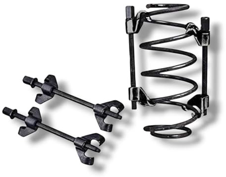 Terryshop74 Kit Compressore Molle Ammortizzatori Auto - Set 2 Estrattori Regolabili, Lunghezza 380mm, Ideale per Smontaggio Sicuro di Ammortizzatori Auto, Portata Fino a 38cm