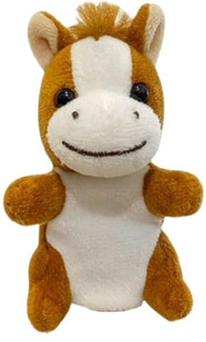 Fingerpuppen, Pferdefingerpuppen aus Plüsch, Spielzeug für | Fingerpuppen aus Plüsch, interaktives Spielzeug für Pferde aus Plüsch zum Geschichtenerzählen