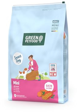 Green Petfood InsectDog Mini (5X 900g) | Adult | Hundefutter trocken