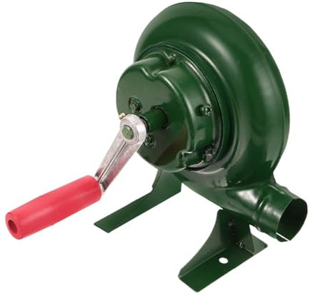 BESTonZON Souffleur Manuel pour Barbecue Portable Ventilateur de Camping et Cheminée Souffleur à Air Pratique pour Activités Plein Air