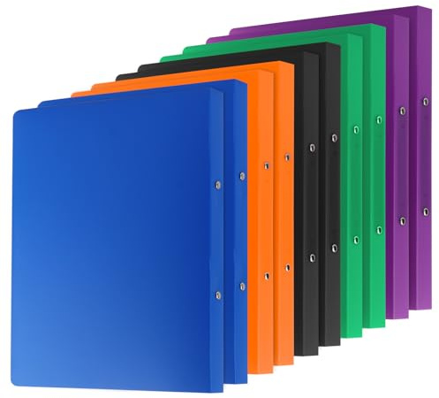 10 x Ringbuch A4 Set, Rückenbreite 2,5cm, 2-Ring Hefter,Schmaler Ordner A4