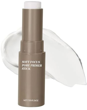 Weqizuerqi Priming Stick Makeup Pores Invisible Pen, Long Lasting Matting Moisturising Cream Fat Control Makeup Base for Women Events
