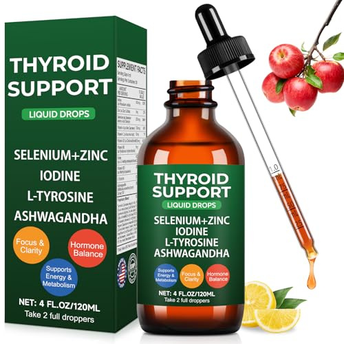 New Update 120ML Iodine-Drops for Women and Men Supplement, Energy & Focus Formula, Highly Absorbable, Vegan(1 Bottle)