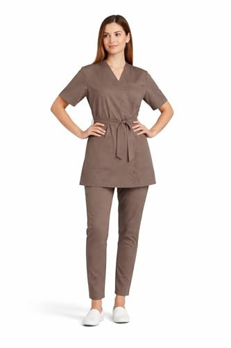FASHION DIVISA IALSPCOMPB COMPLETO KIMONO E PANTALONE PER ESTETISTA E PARRUCCHIERE (TORTORA, M)