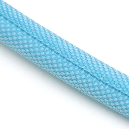 Guaina Cavi Elettrici 1/2/5m Guaina intrecciata espandibile autochiudente Avvolgicavo isolato Guaina autochiudente Protettore cavi Organizzatore cavi autochiudente(Blue1,50mm,5 meters)