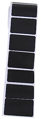 ibasenice Chalkboard Labels for Food Kitchen and Party Decor Reusable PVC Sticker Labels Writable Surface for Pantry Organization