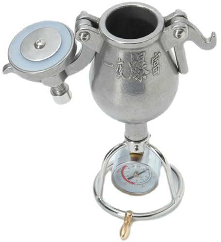 SciAza palomitero mantequilla cañón de palomitasMáquina De Palomitas De Maíz Tradicional Antigua, Mini Máquina De Palomitas De Mano, Máquina De Palomitas De Maíz De Acero Inoxidable 300 Ml