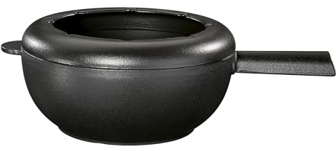 Spring Caquelon Saas-Fee Schwarz Matt 20 cm Fondue