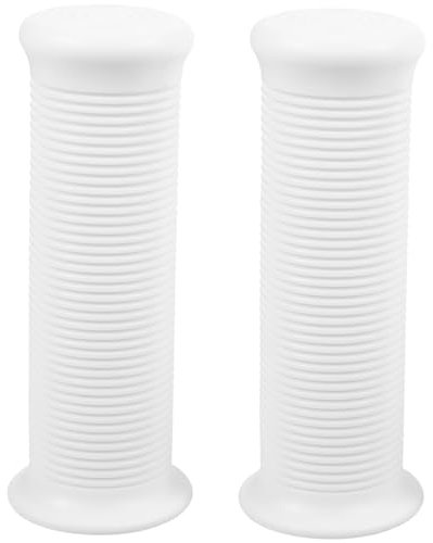 GALPADA 2paare TPU Vintage Lenkerüberzug rutschfeste Handgriffe Weiß Stoßabsorbierend Und Ergonomisch Für Fahrräder Und Motorräder