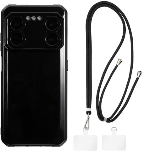 Shantime IIIF150 B2 Pro Hülle + Universal-Handy-Lanyards, Hals-/Umhängeband, weicher Riemen, Silikon-TPU-Abdeckung, Stoßstangenschale für IIIF150 B2 Pro (6.8”)