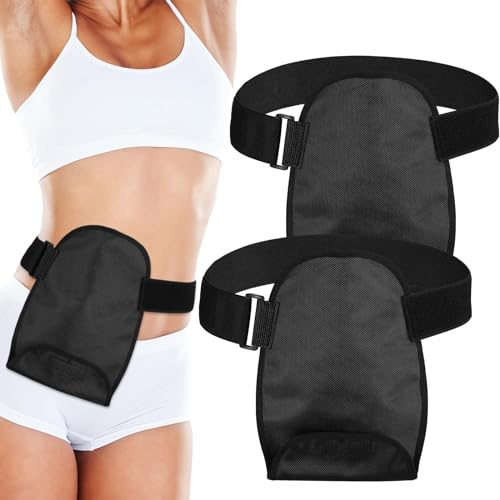 Copertura impermeabile per doccia per stomia, borsa per ileostomia per colostomia, copertura per sacca per stomia con cintura di supporto, protezione per doccia ad asciugatura rapida (2 pezzi)