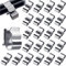 Solarkabel Kabelclips, Solarpanel Kabelklemmen, Anhänger Drahtclips, Edelstahl Solar PV Klemmen für Kabel Management 30 Stück, 22,5 mm