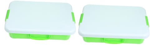 TOYANDONA 2 Uds Caja De Almacenamiento De Mesa De Arena Bandeja De Arena Aire Contenedor De Almacenamiento De Arena Bandeja De Juego Bandeja Sensorial Caja De Arena para Niños