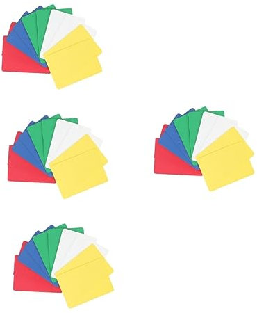 VICASKY Poker Cutcard 40 STK Universelles Handelsinstrument Karten in Pokergröße Knopfloch-schürhaken Spielkartenhalter Spielkarten Box Kartenspielen Poker-Dealing-Tool Spieltisch-Poker-presswerkzeug