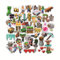 100 Miner Aufkleber für Kinder, Game Stickers, Wasserfeste Aufkleber für Laptops, Tablets, Wasserflaschen, Tassen, Skateboards, Gitarren, Handys, Kühlschränke, Fahrräder