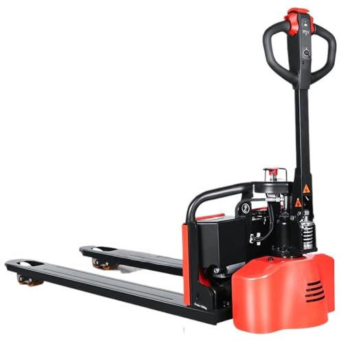 transpalettes Transpalette électrique, transpalette motorisé, capacité de 3 300 lb, taille de fourche 46 x 22, for usine, entrepôt, supermarché, poignée multifonction chariot pour entrepôt