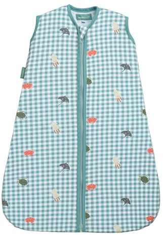 molis&co. Baby-Schlafsack. 0.5 TOG. Ideal für den Sommer. 100% Baumwolle (Oeko-TEX 100). (Summer Sea, 6-18 Monat)