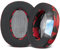 SOULWIT Cuscinetti Auricolari in gel refrigerante per Sony WH-H910N h.Ear on 3 Wireless Noise-Canceling Cuffie, Padiglioni Cuffie con schiuma per isolamento acustico - Rosso Tempesta
