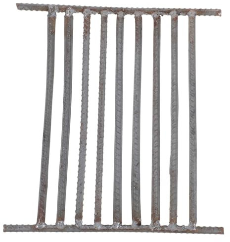 CIMAXIC Grillrost grill zubehör grillzubehör kaminzubehör kaminofen zubehör Metallgitter grill ersatz roste Holzofenrost Brennholzregal für den Innenbereich Feuerholzregal Bewehrung Grey