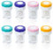 SAIIURV 8 Pieces Contact Lens Cleaner Manual Rotatio, Colorful Contact Lens Washer Case,Cleaning Container for Everyday Use,Random Color (8)
