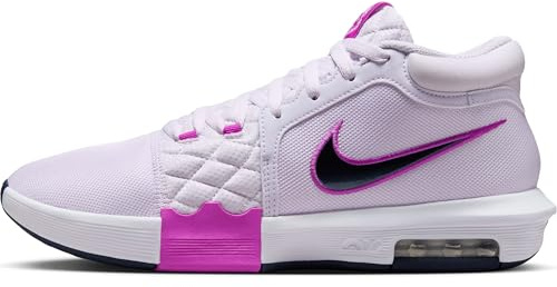 Nike Lebron Witness VIII Basketballschuh, Basketskor, Basketskor, Barely UVA Obsidian Hyper Violet, 46 EU, Barely Obsidian Hyper Violet Druva, 46 EU